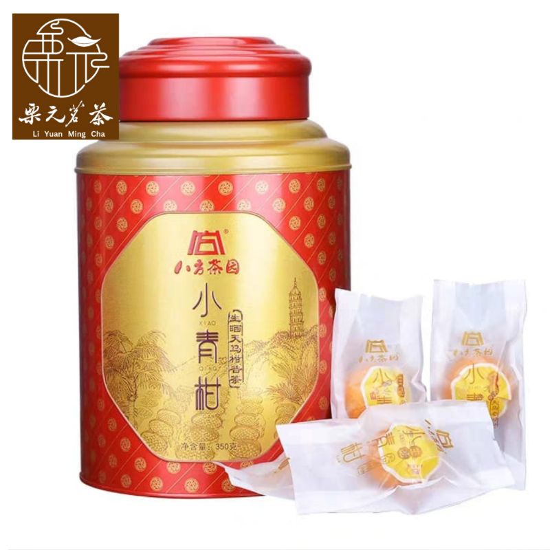 

Pu Erh Chinese Tea Kulit Jeruk "Xiao Qing Gan" 100 gram + Tea Can Kecil