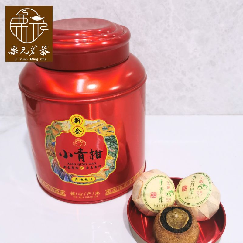 

Pu Erh Chinese Tea Kulit Jeruk Xiao Qing Gan Tahun 1413 + Tea Can