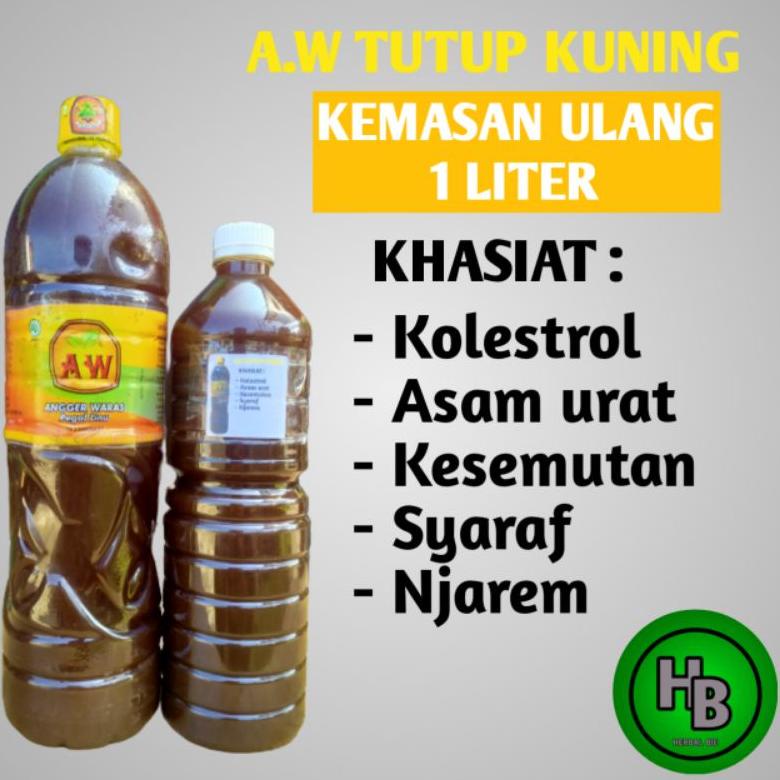 

Terlaris JAMU ANGGER WARAS TUTUP KUNING & REPACK 1L ..