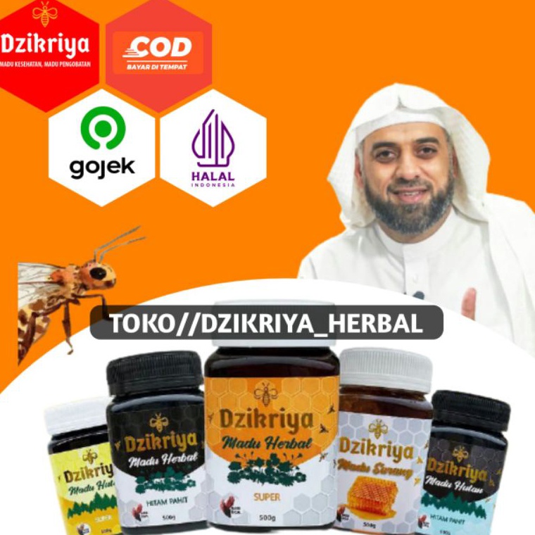 

SUPER BIG SALE ASLI 100% MADU DZIKRIYA HERBAL HUTAN PAHIT SUPER KEMASAN BARU