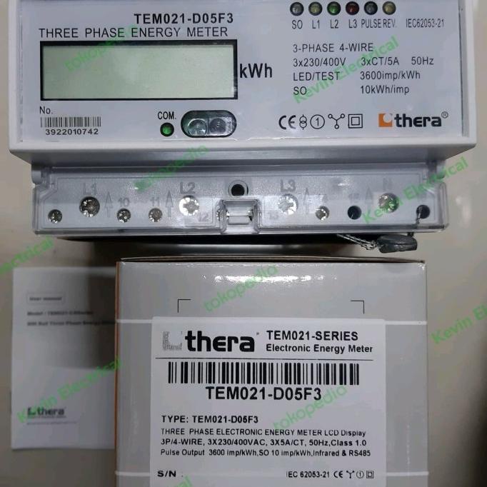 Thera TEM021-D05F3 kWh Meter LCD