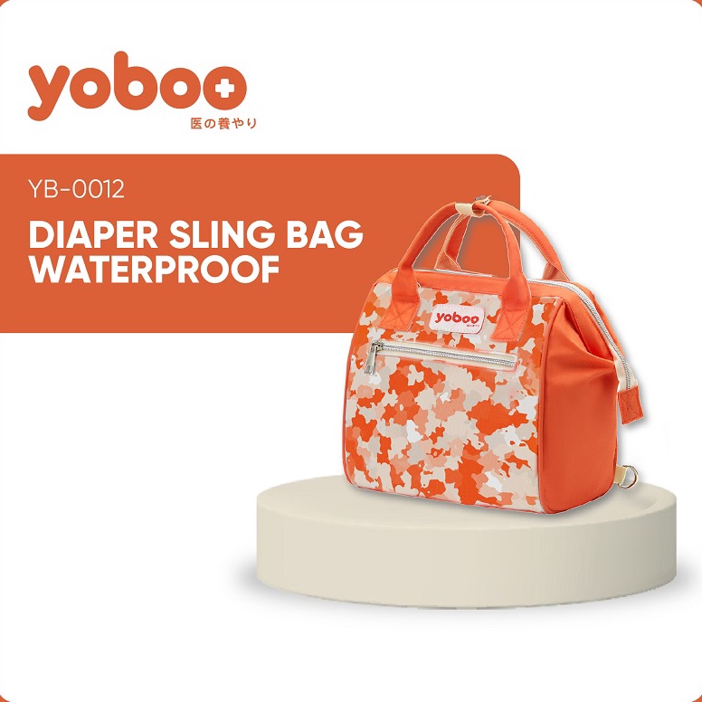 Terbaru.. Yoboo Tas Bayi Diaper Sling Bag Waterproof Tas Selempang /YB-0012