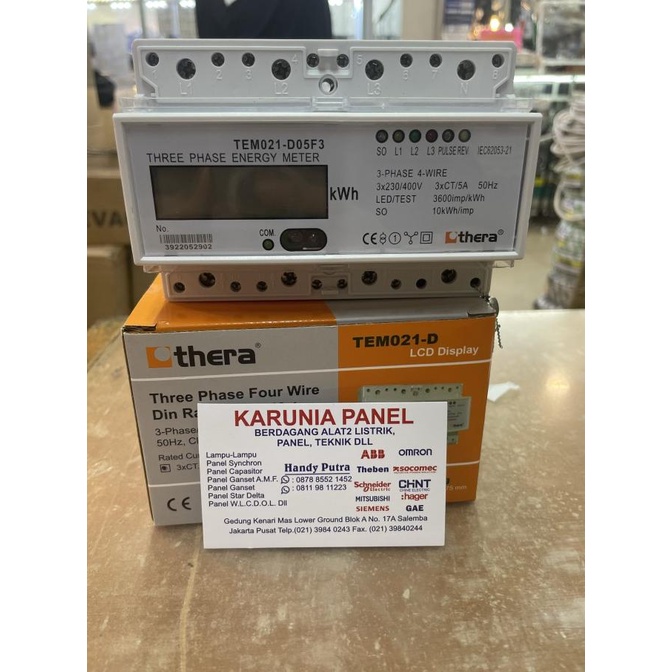 kwh 3 phase digital thera