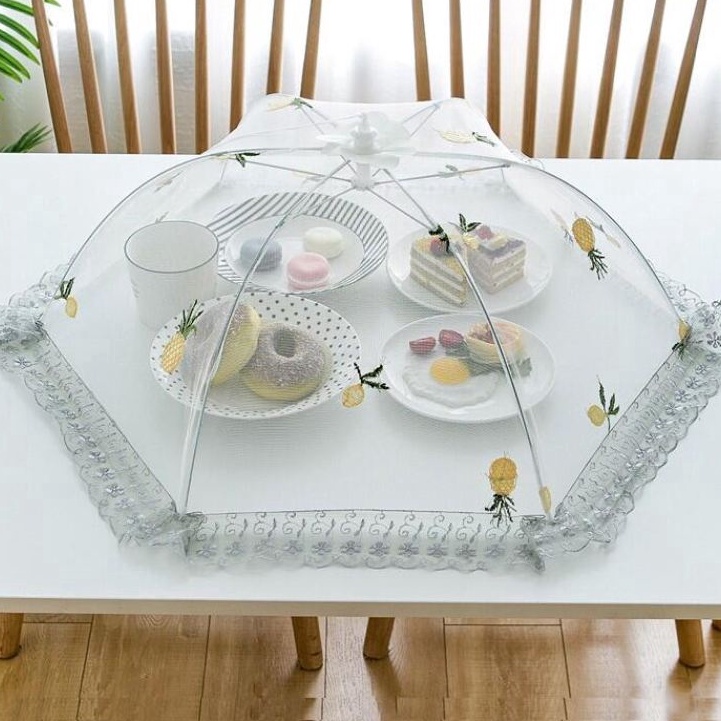 ✤Grosir✤ Tudung Saji Jaring - Tudung Saji Lipat Payung - Tutup jala transparan anti Serangga