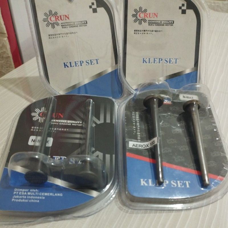 Crun KLEP SET N-MAX (2DP) /AEROX 155 /N MAX 155 /NMAX 155 /LEXI /PAYUNG KLEP /VALVE KLEP SET