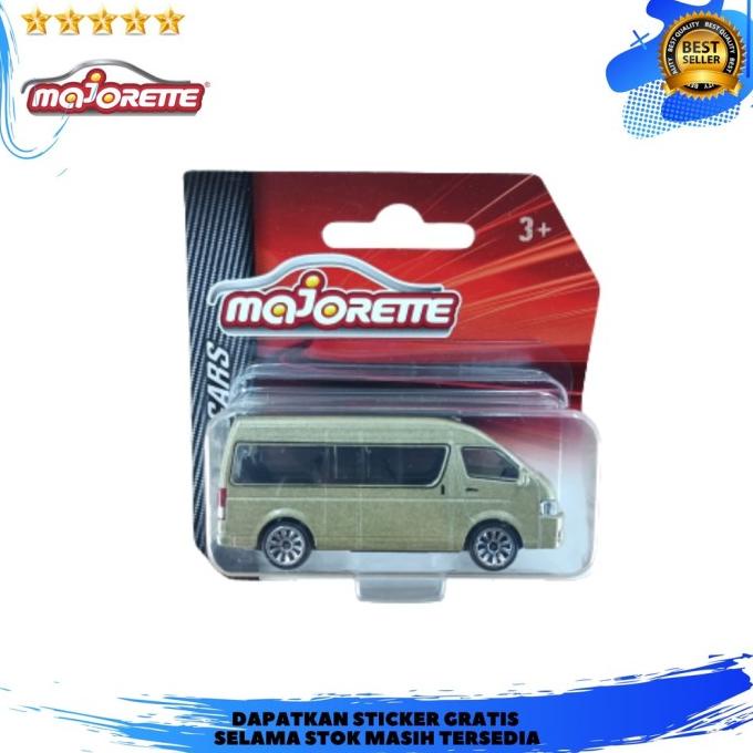 Majorette Street Cars Short Card Toyota Hiace Gold Timothy Diecast