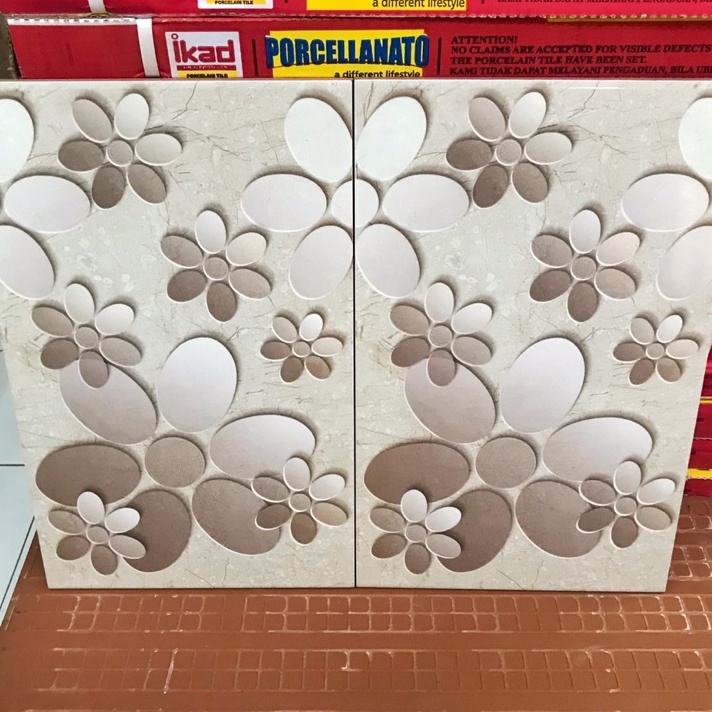 Promo keramik dinding 25x40 motif bunga (glossy)/ keramik dinding dapur/ keramik dinding kamar mandi/ keramik motif bunga