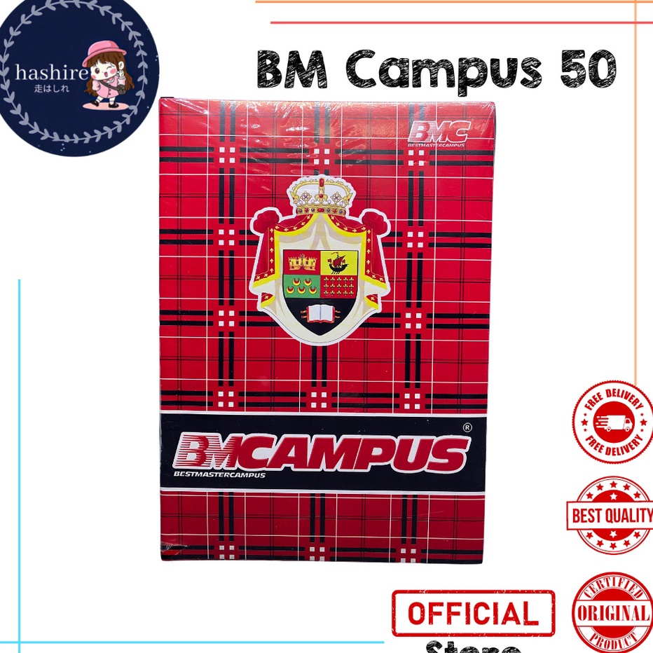 

XIII 5743 BUKU TULIS BMC CAMPUS 50 LEMBAR Di⚡kon !! ♛