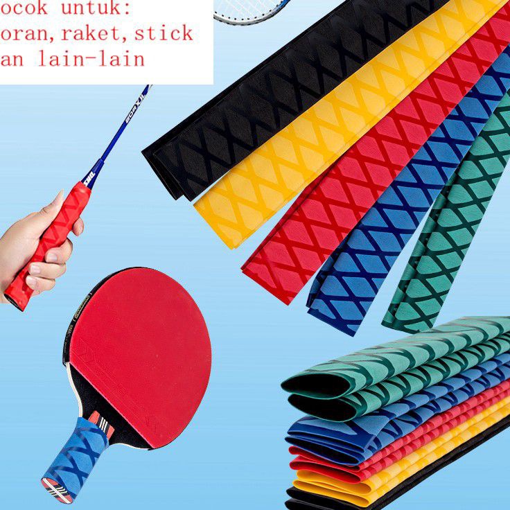✧nua❁ karet bakar grip bakar 100 cm tube grip joran pancing raket badminton stick billiard golf ™