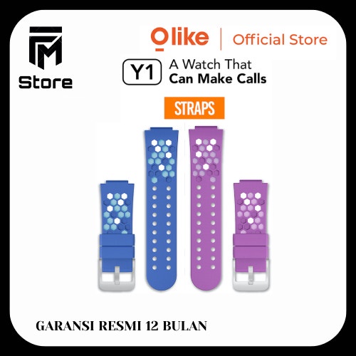 Murah STRAP Y1 IMOO ORIGINAL / TALI JAM Y1 IMOO BLUE & VIOLET NON COD