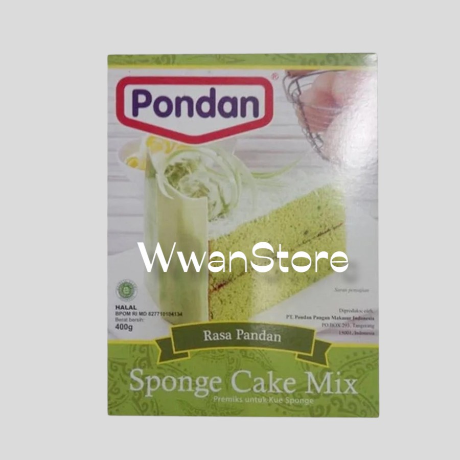 

Pondan Sponge Cake Mix Pandan 400gr