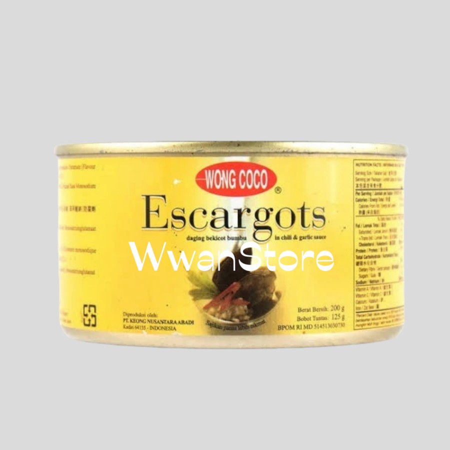 

Wong Coco Escargot 200GR