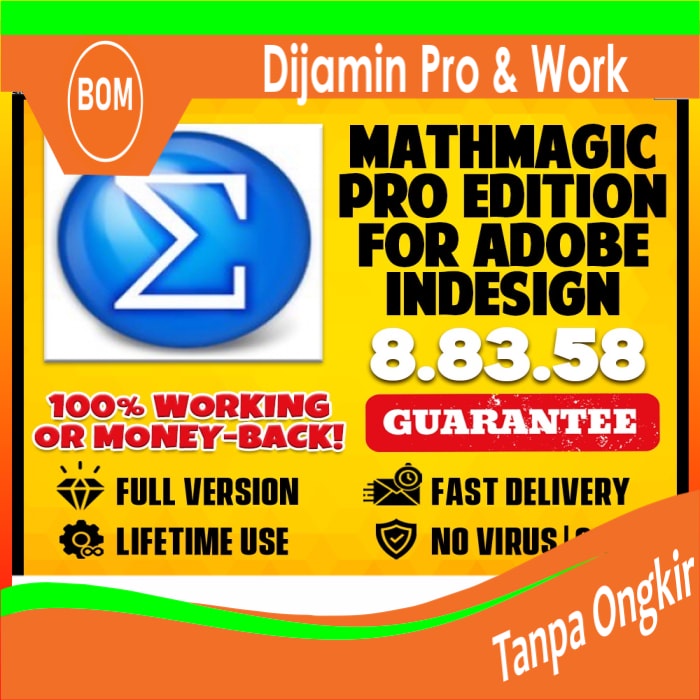 Garansi Mathmagic Pro Edition For Adobe Indesign 8.83.58 - Lifetime Full Version