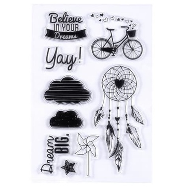 

Best Seller Stempel Dreamcatcher - Stensil Cetakan Lukis Scrapbooking