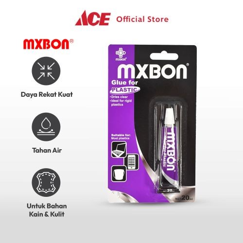 

Ace - Mxbon Lem Plastik 20 Ml - Transparan