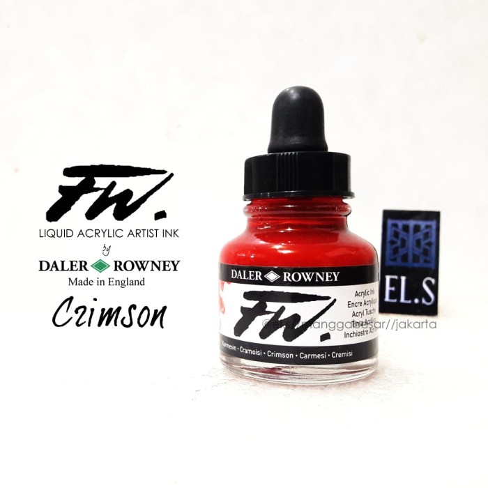 

Daler Rowney Fw Ink Crimson ( Cat Akrilik )