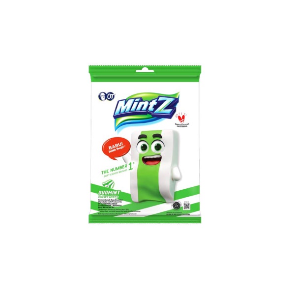 

MINTZ CHEWY DOUBLEMINT CANDY BAG 103.5 GR