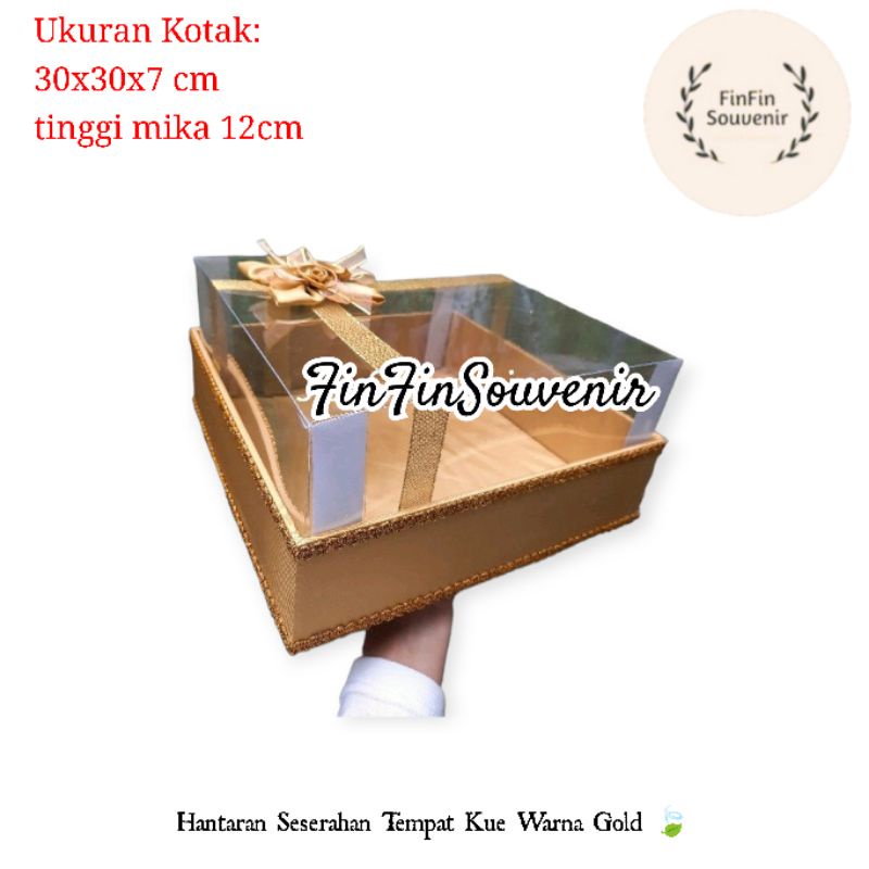 

Kotak Hantaran seserahan Mika Kotak Kue satuan model pita