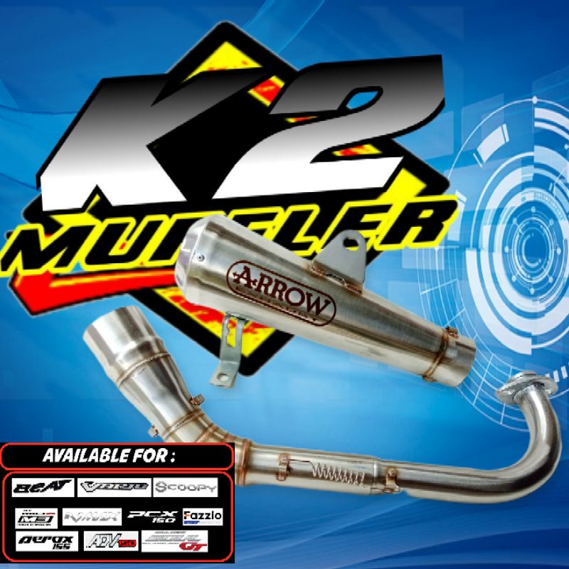 Knalpot ARROW Nmax Aerox PCX ADV Vario Mio Beat Scoopy Fazzio Filano