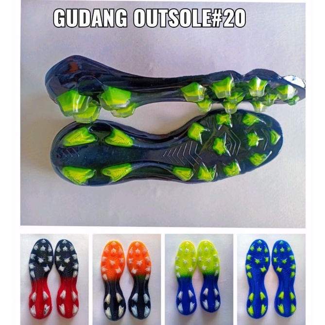 SIAP KIRIM. OUTSOLE/SOLL SEPATU BOLA POLOS MANGKOK ORTUS IMPORT ONLY