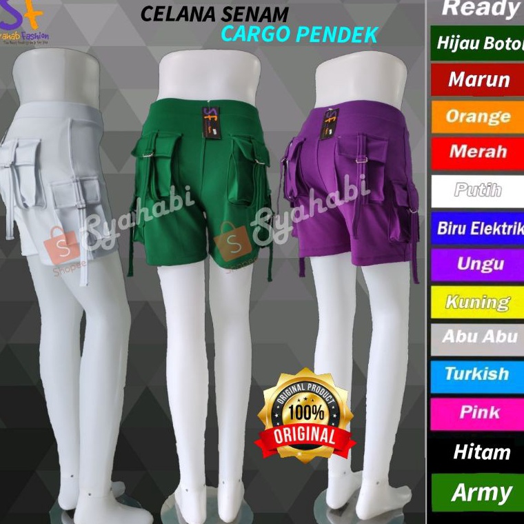 HARGA BERSAHABAT. CELANA SENAM CARGO PENDEK
