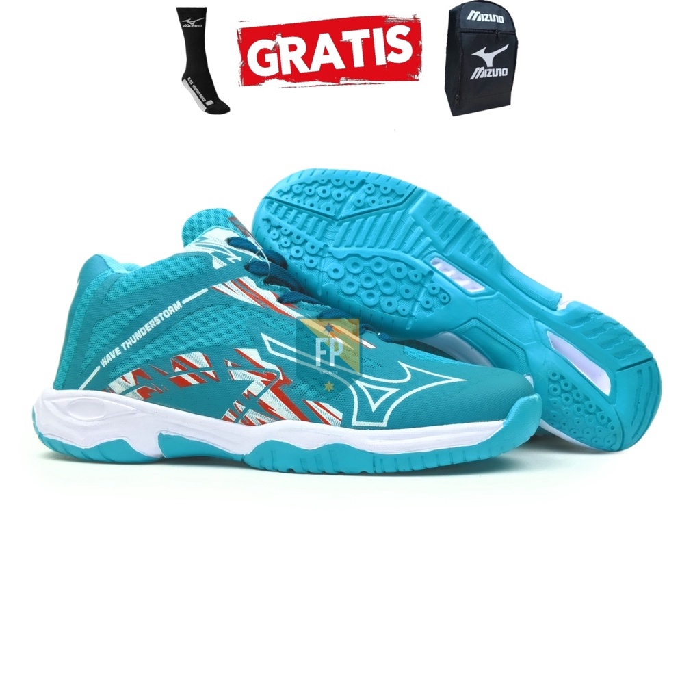 TERPERCAYA. Sepatu volly Mizuno Wave Thunderstorm sepatu voli Mizuno sepatu voly Mizuno terbaru wlz 
