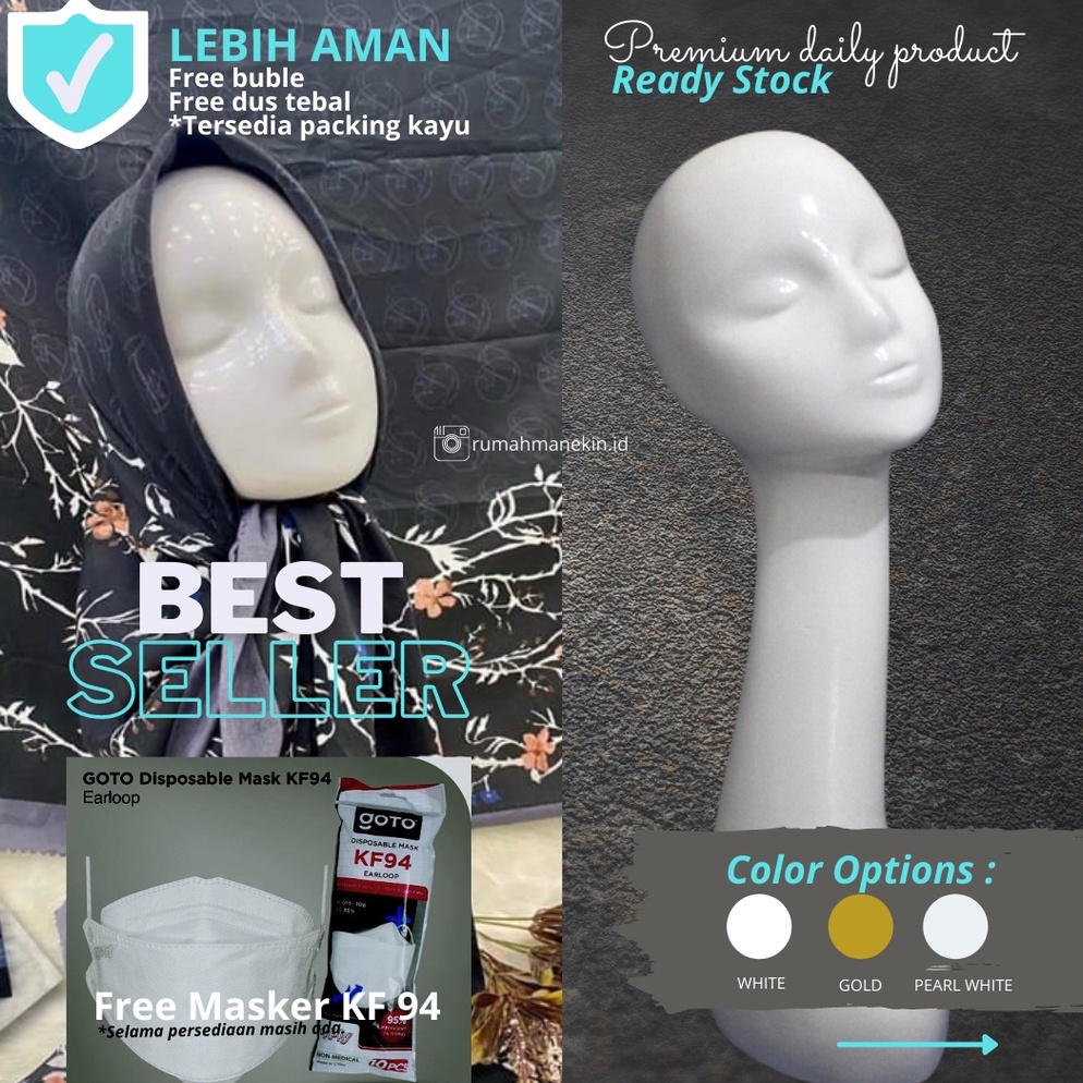 HARGA TERMURAAH Manekin Hijab | Patung kepala hijab | Patung Jilbab | Manekin kepala hijab | Manekin