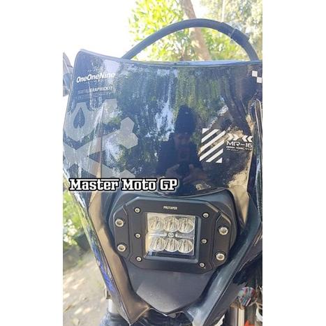 (Bisa Cod) lampu sorot PROTAPER lampu tembak LED PROTAPER volt power DC 12 -80V/12W Trail KLX CRF BF