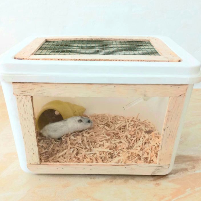 [Bisa Cod] Box Es Krim Modif Kandang Hamster