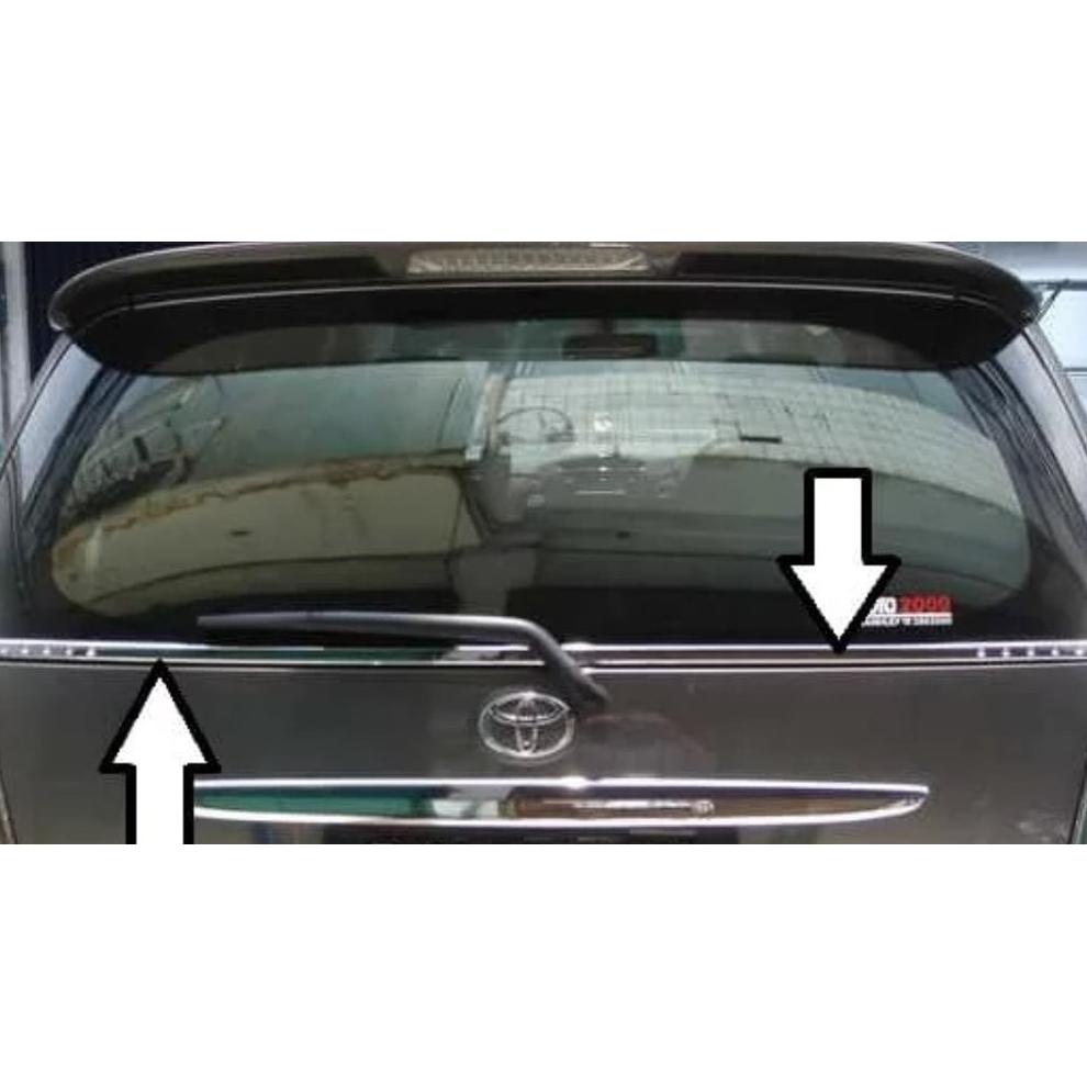 PROMO lis list kaca belakang pintu bagasi Toyota inova Innova lama 2004 sampai 2015 2014 2013 2012 2