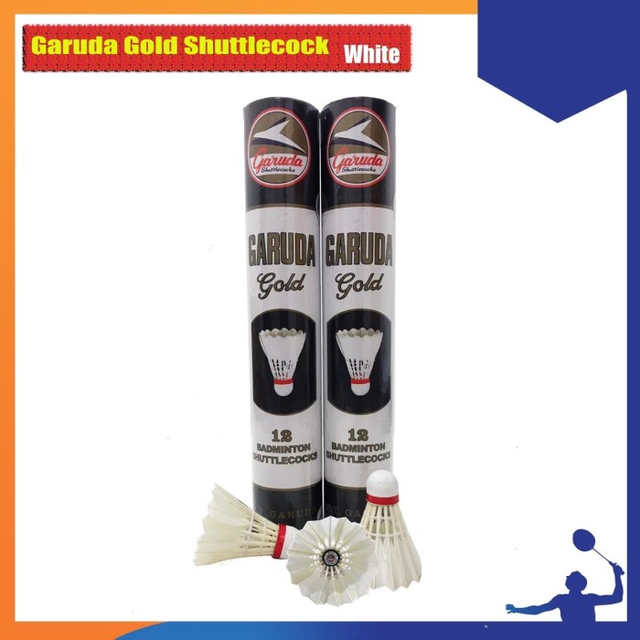 Shuttlecock Badminton Garuda Gold Putih Original