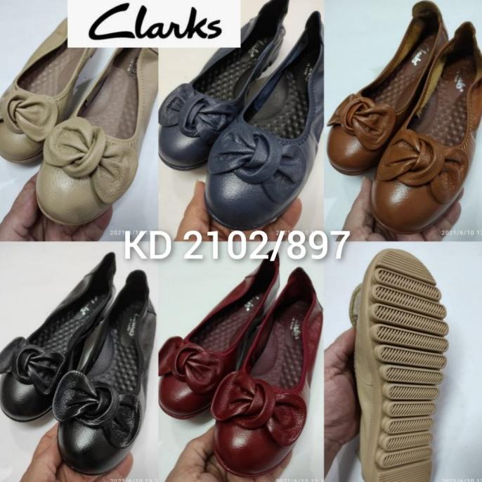 2102 SEPATU CLARKS WANITA/SEPATU KULIT WANITA/CLARKS ORIGINAL/CLARKS