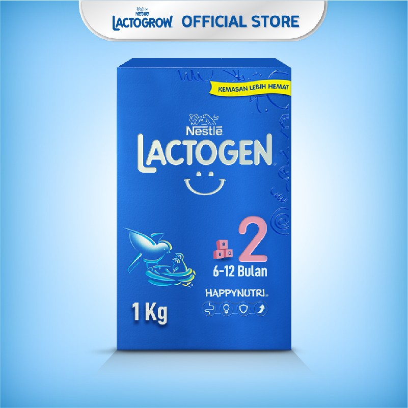 Lactogen tahap 2 usia 6-12 bulan susu bayi balita happynutri 1kg