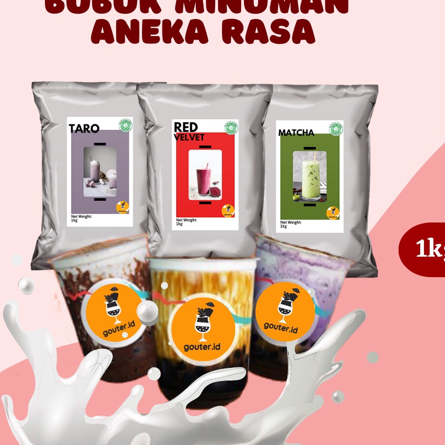 

Ready Stok BUBUK MINUMAN RASA 1KG / SERBUK MINUMAN ANEKA RASA / BUBUK MINUMAN KEKINIAN / MINUMAN INSTAN / BOBA Dijual