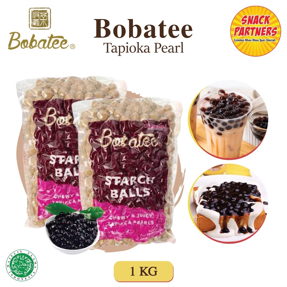 

CJXT9519 Jangan Sampai Kehabisan!!! BOBATEE TAPIOCA PEARL BUBBLE Repack Vacuum 250 / 500 GR - Toping Boba / Tapioka Boba Hitam / BLACK PEARL - Topping Minuman Manis Sugar, Pancake, Kue