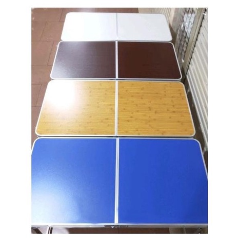 Termurah Sa Meja Lipat Koper Hpl Aluminium-Meja Lipat Portable - Kaki Bulat