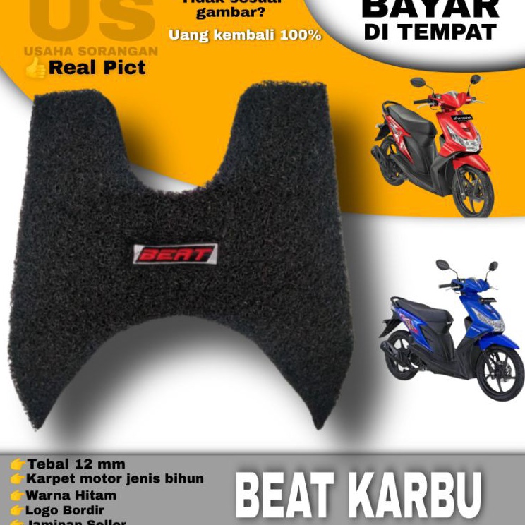 ★★ FPc karpet motor beat karbu/beat lama/karpet motor/karpet bihun/karpet mie/karpet serabut beat ka