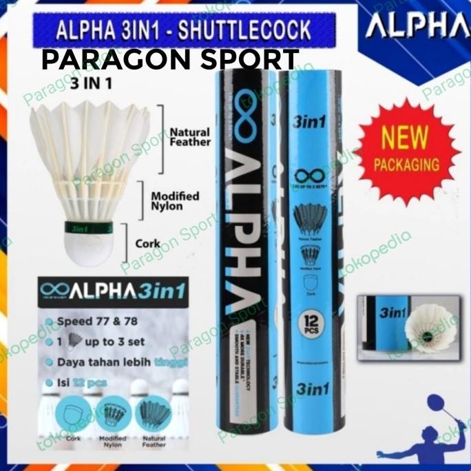 Shuttlecock ALPHA NEW ECO 3 IN 1 / ALPHA BACK / ALPHA ECO / ALPHA