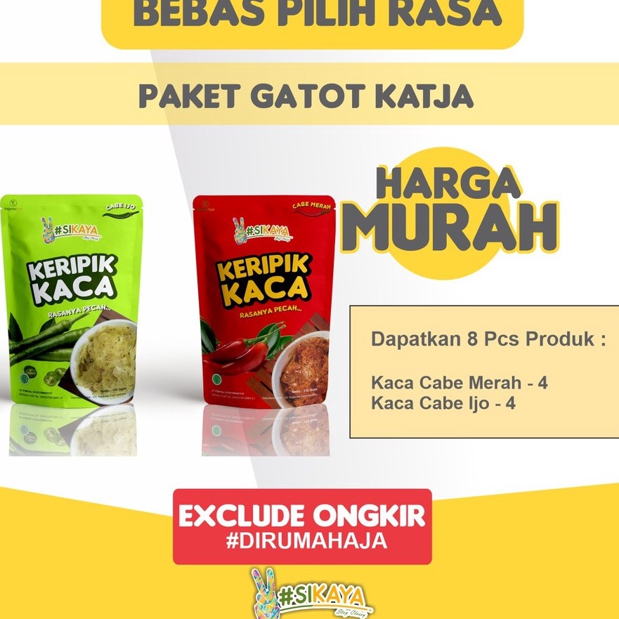 

Model Terkini Paket Keripik Kaca/Keripik Beling All Variant-Sikaya Murah