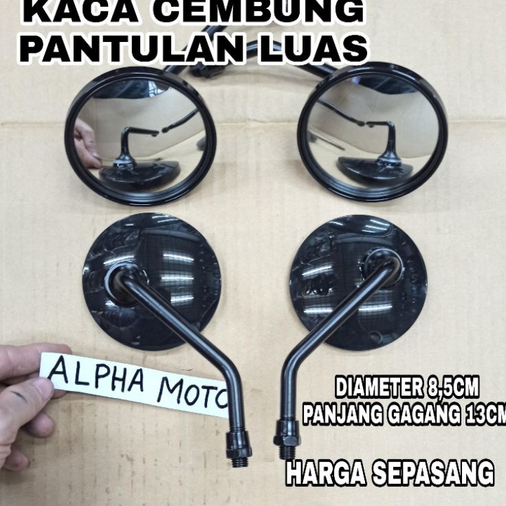 HP kaca Spion bulat klasik pendek w175 scoopy xsr155 tiger scorpio klx c70 fino fazzio pcx mio retro