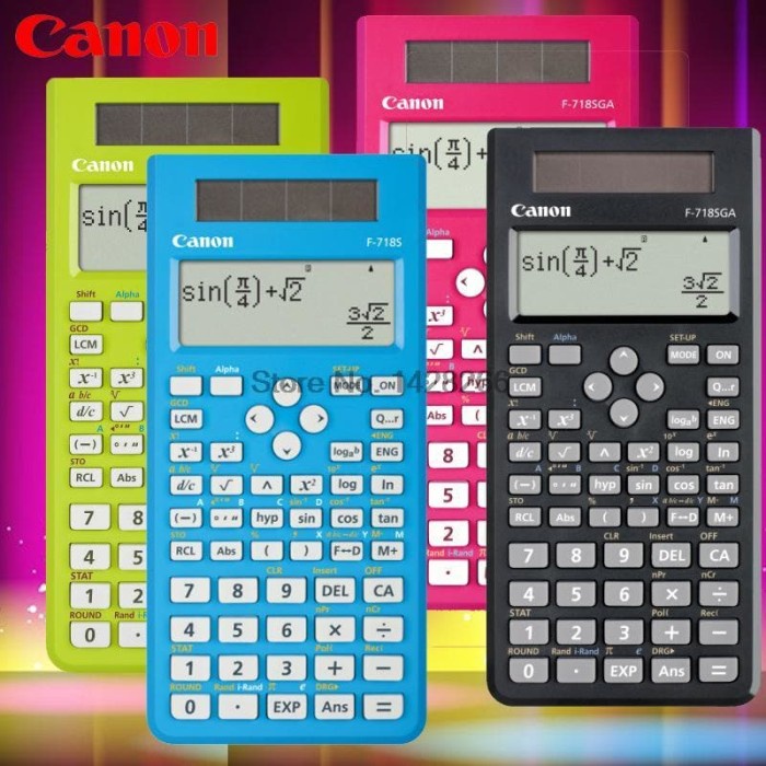 

Calculator Canon F-718S Series
