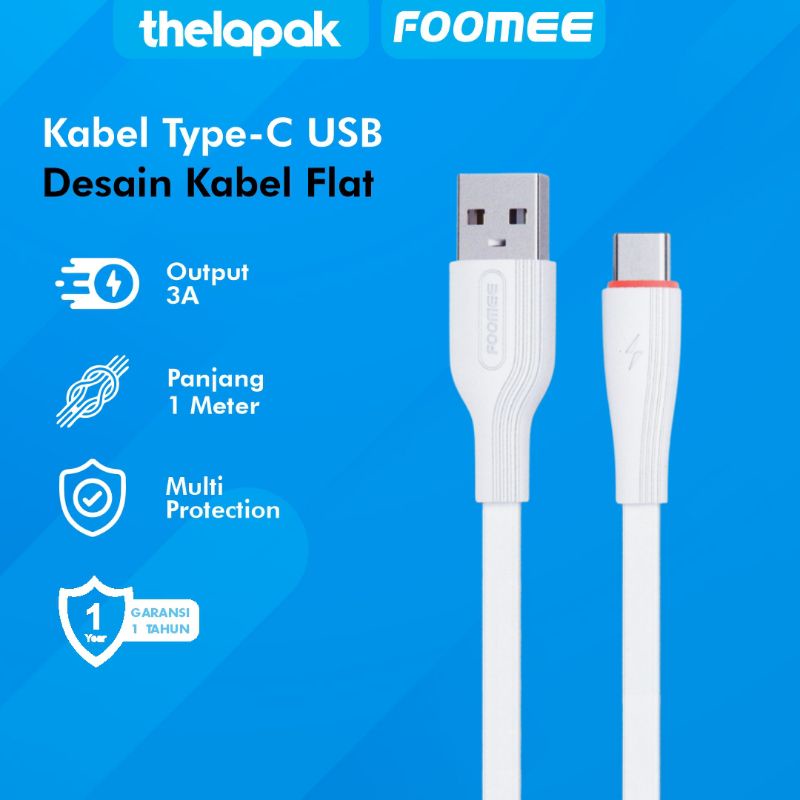 KABEL DATA TYPE-C FOOMEE FD 100-C