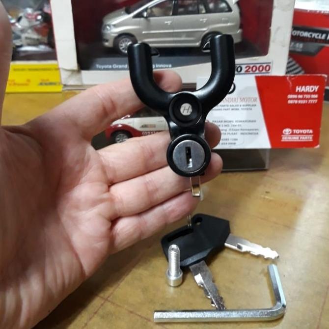 $$$$] cantolan barang di motor dengan kunci pengaman helm