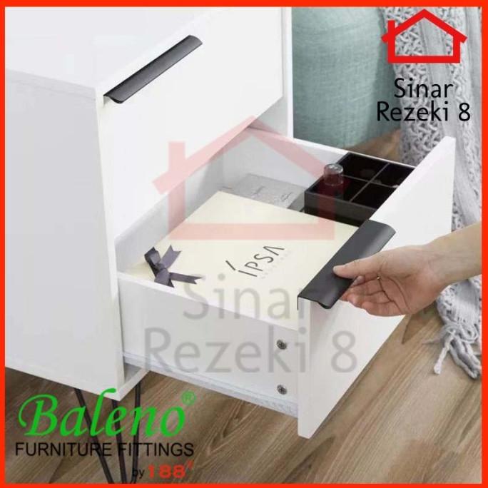 ___] Tarikan 6603-96 Hitam Handle Laci Baleno Pintu Lemari Minimalis Dapur