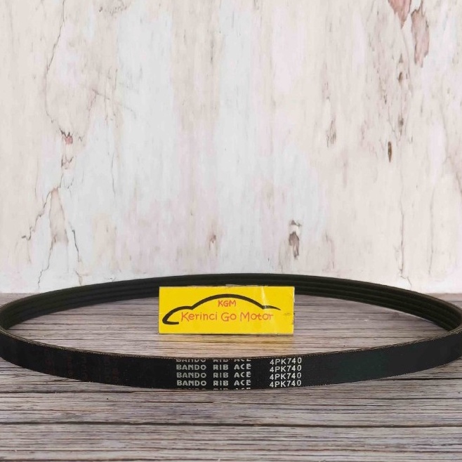 ys BANDO VAN BELT 4PK 740 RIB BELT TALI KIPAS 4PK-740 FAN BELT ALUR ☆ V ☠