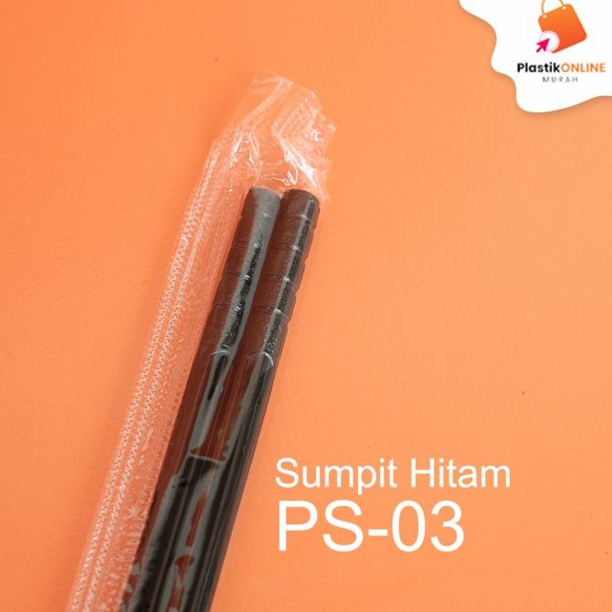 ] Sumpit Plastik Hitam | Sumpit | Mie