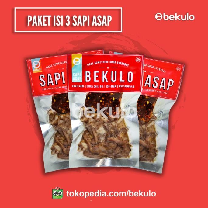 

Sapi Asap / Sei Sapi BEKULO Paket 3 Pouch