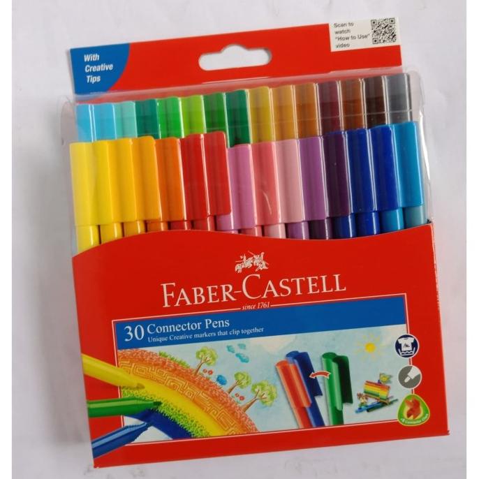 

Trend Spidol Warna Connector Faber 30 Original