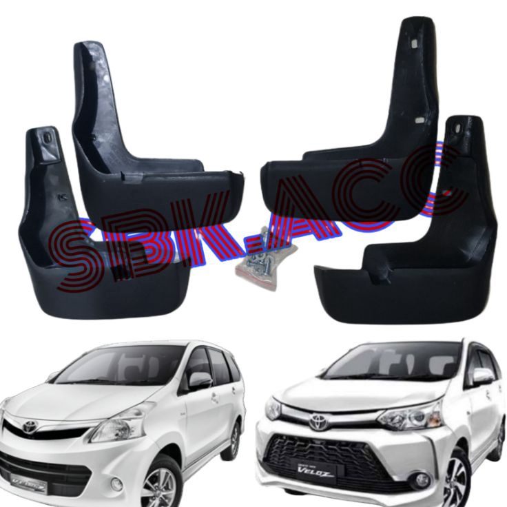 ↕ Mud Guard All New Avanza Veloz 2012 2013 2014 2015 2016 2017 2018 / Mudguard All New Avanza Veloz 