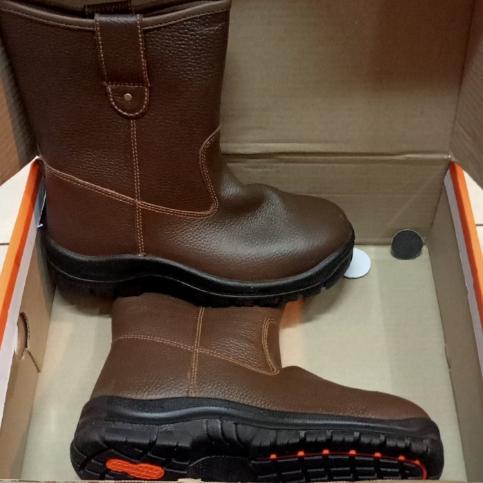 Ready  SEPATU SAFETY CRUSHER / SAFETY SHOES / KRUSHER TEXAS BROWN / COKELAT